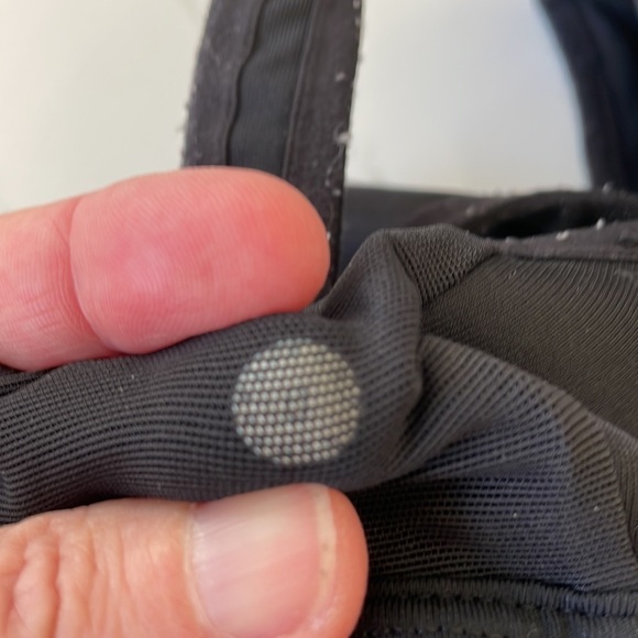 LULULEMON Speed Up sports bra size 6 black mesh detail - Picture 5 of 5